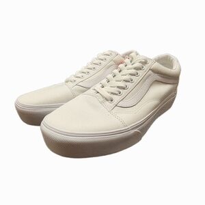 Vans White Platform Sneakers